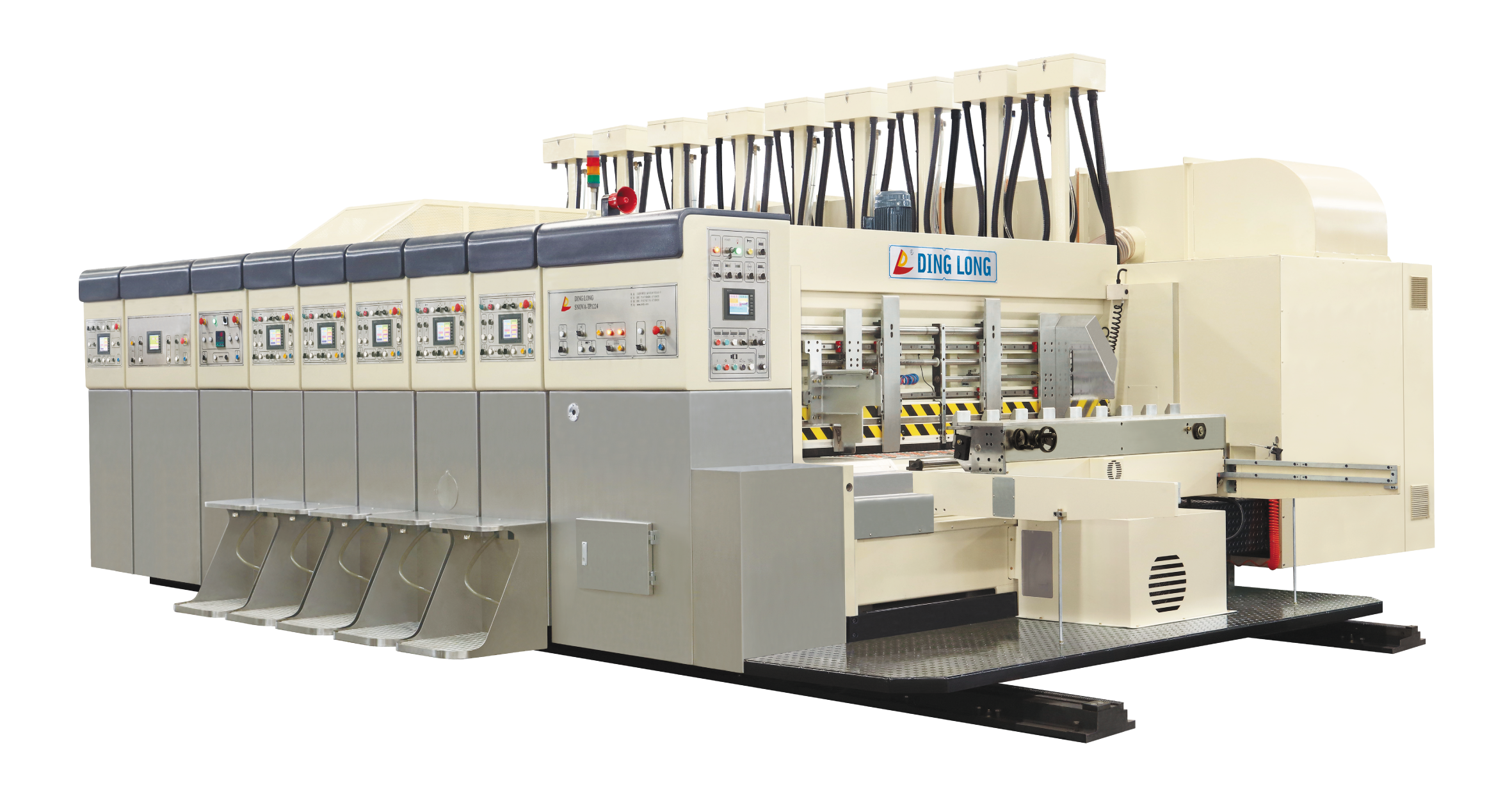 SNOVA-TP    赛诺威-“开合式、吸附上印”自动高速印刷开槽模切机